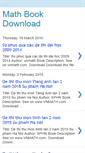 Mobile Screenshot of book.vnmath.com