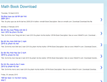 Tablet Screenshot of book.vnmath.com